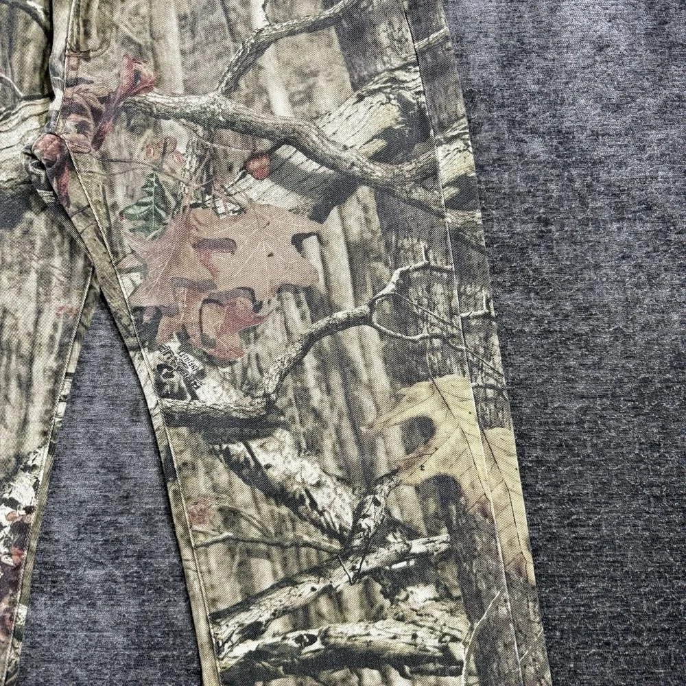 Mossy Oak Break-Up Infinity Pants Men's 38x30 Green Camo Hunting‎ Cotton Outdoor